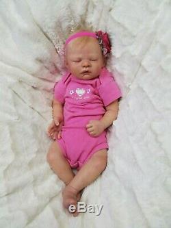 Reborn Baby Girl Limited Edition Mia by Heike Kolpin Lifelike Newborn Doll