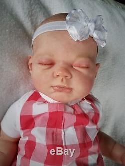 Reborn Baby Girl Lucy by Tina Kewy Realistic Lifelike Doll Very Sweet