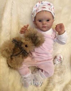 Reborn Baby Girl Newborn MATILDA by BONNIE SIEBEN LE WithCOA! Lil' Loves Nursery