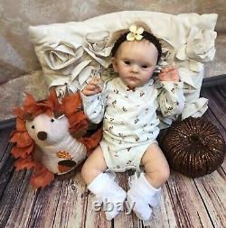 Reborn Baby Girl Newborn MATILDA by BONNIE SIEBEN LE WithCOA! Lil' Loves Nursery