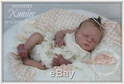Reborn Baby Girl, PROTOTYPE XANDER by Cassie Brace lifelike doll