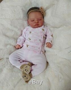 Reborn Baby Girl ROSALIE by Olga Auer Limited Edition Realistic Newborn Doll