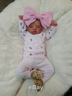 Reborn Baby Girl ROSALIE by Olga Auer Limited Edition Realistic Newborn Doll