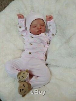 Reborn Baby Girl ROSALIE by Olga Auer Limited Edition Realistic Newborn Doll