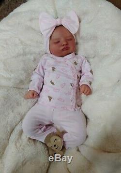 Reborn Baby Girl ROSALIE by Olga Auer Limited Edition Realistic Newborn Doll