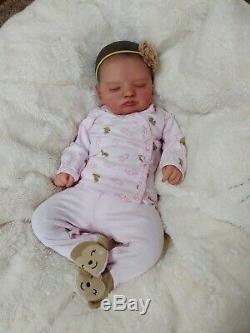 Reborn Baby Girl ROSALIE by Olga Auer Limited Edition Realistic Newborn Doll