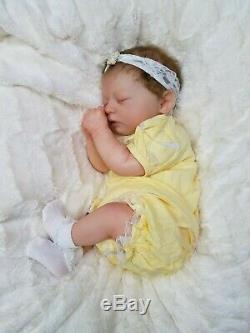 Reborn Baby Girl Skya Asleep Bountiful Baby Realborn Lifelike Newborn Doll