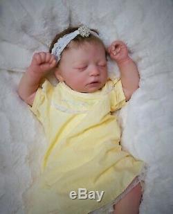 Reborn Baby Girl Skya Asleep Bountiful Baby Realborn Lifelike Newborn Doll