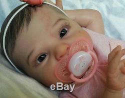 Reborn Baby Girl Smilla by Sabine Altenkirch Ultra Realistic Newborn Doll