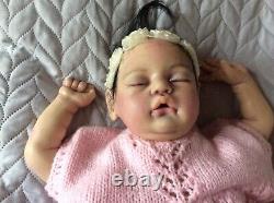 Reborn Baby Girl. VIVIA. A gorgeous New Reborn Baby by Melanie Hess