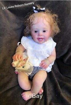 Reborn Baby Girl YANNIK by NATALIE BLICK TODDLER LE ART DOLL WithCOA