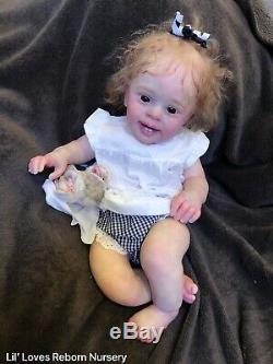 Reborn Baby Girl YANNIK by NATALIE BLICK TODDLER LE ART DOLL WithCOA