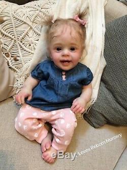 Reborn Baby Girl YANNIK by NATALIE BLICK TODDLER LE ART DOLL WithCOA