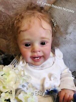 Reborn Baby Girl YANNIK by NATALIE BLICK TODDLER LE ART DOLL WithCOA