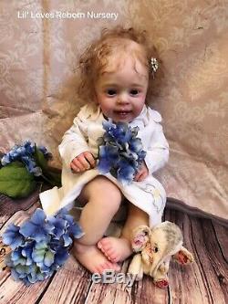 Reborn Baby Girl YANNIK by NATALIE BLICK TODDLER LE ART DOLL WithCOA