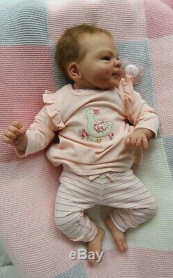 Reborn Baby Girl doll Gorgeous AVA from Coco Malu Sculpt by Elisa Marx