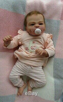 Reborn Baby Girl doll Gorgeous AVA from Coco Malu Sculpt by Elisa Marx