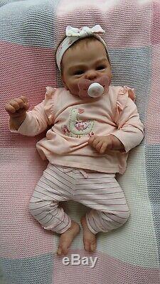 Reborn Baby Girl doll Gorgeous AVA from Coco Malu Sculpt by Elisa Marx