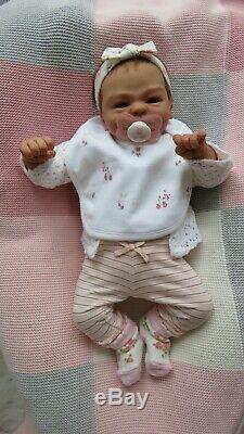 Reborn Baby Girl doll Gorgeous AVA from Coco Malu Sculpt by Elisa Marx