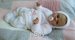 Reborn Baby Girl doll Gorgeous AVA from Coco Malu Sculpt by Elisa Marx