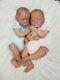 Reborn Baby Girls Twins Realborn Evelyn & Elizabeth Lifelike Newborn Dolls
