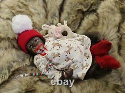 Reborn Baby Monkey Gorilla Long Sold Out Lovely Box Opening Weighted 5lb