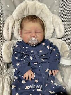 Reborn Baby Partial Silicone Doll Adalyn 4lbs 19in LE Full Limbs Gorgeous
