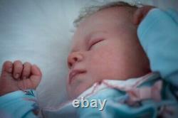 Reborn Baby Realborn Marnie Sleeping Full Front Plate included