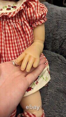 Reborn Baby Ticklish Girl Doll By Sandy Faber Lisa Lovely ladybug