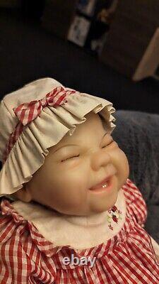 Reborn Baby Ticklish Girl Doll By Sandy Faber Lisa Lovely ladybug