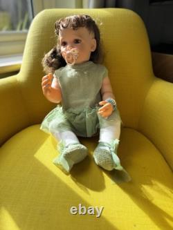Reborn Baby Toddler Girl Doll Silicone Vinyl Handmade doll & clothes bundle