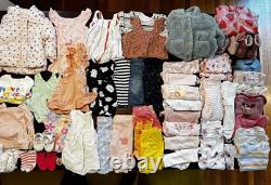 Reborn Baby Toddler Girl Doll Silicone Vinyl Handmade doll & clothes bundle
