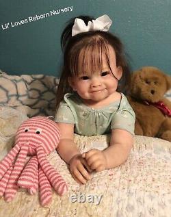 Reborn Baby Toddler Girl RAYA by PING LAU Beautiful NEW SCULPT WithCOA