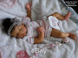 Reborn Baby Uriah Biracial AA Ethnic African Black Doll