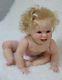 Reborn Baby Doll Amelia, Big Toddler 10 Months Old. Open Eyes, Micro Rooted Hair