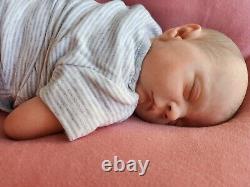 Reborn Baby doll SEE VIDEO Realborn 6lb 7oz Was PEARL COA Artist of 11yrs GHSP