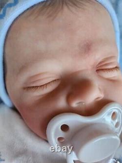 Reborn Baby doll SEE VIDEO Realborn 6lb 7oz Was PEARL COA Artist of 11yrs GHSP