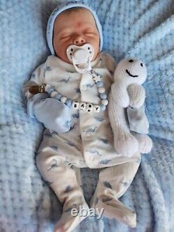 Reborn Baby doll SEE VIDEO Realborn 6lb 7oz Was PEARL COA Artist of 11yrs GHSP