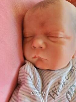 Reborn Baby doll SEE VIDEO Realborn 6lb 7oz Was PEARL COA Artist of 11yrs GHSP