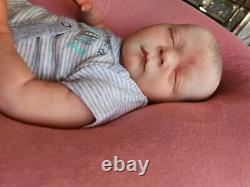 Reborn Baby doll SEE VIDEO Realborn 6lb 7oz Was PEARL COA Artist of 11yrs GHSP