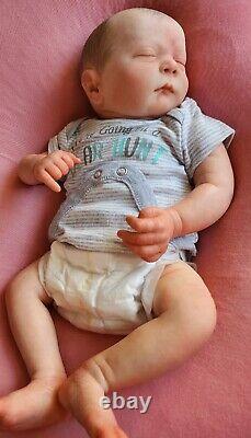 Reborn Baby doll SEE VIDEO Realborn 6lb 7oz Was PEARL COA Artist of 11yrs GHSP