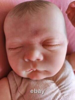 Reborn Baby doll SEE VIDEO Realborn 6lb 7oz Was PEARL COA Artist of 11yrs GHSP