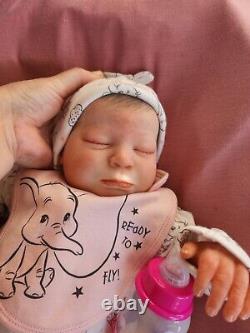 Reborn Baby doll, SEE VIDEO Realborn SAGE 5lb 12oz Artist of 11yrs, boxed to Go