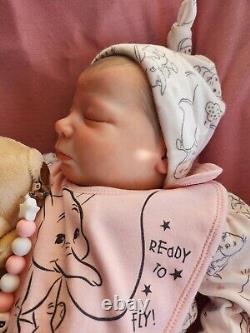 Reborn Baby doll, SEE VIDEO Realborn SAGE 5lb 12oz Artist of 11yrs, boxed to Go