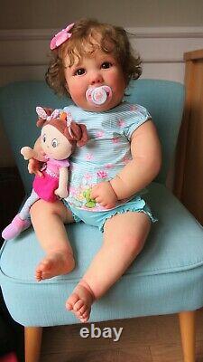 Reborn Baby girl doll June from Realborn Bountiful Baby kit with COA