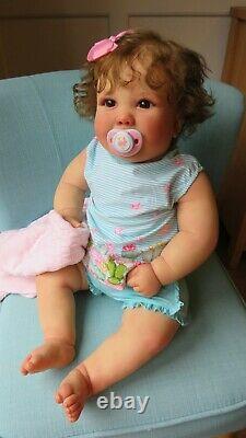 Reborn Baby girl doll June from Realborn Bountiful Baby kit with COA