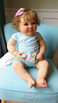 Reborn Baby girl doll June from Realborn Bountiful Baby kit with COA