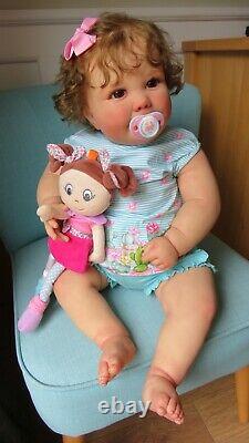 Reborn Baby girl doll June from Realborn Bountiful Baby kit with COA