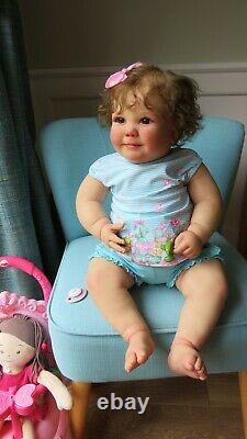 Reborn Baby girl doll June from Realborn Bountiful Baby kit with COA