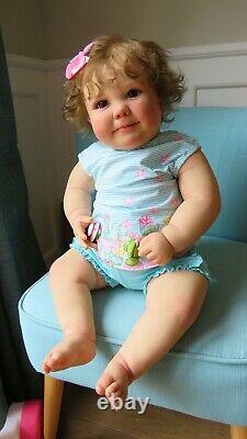 Reborn Baby girl doll June from Realborn Bountiful Baby kit with COA